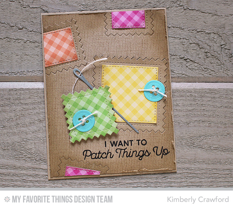 For the Love of Paper patch things up; MFT Stamps November Release