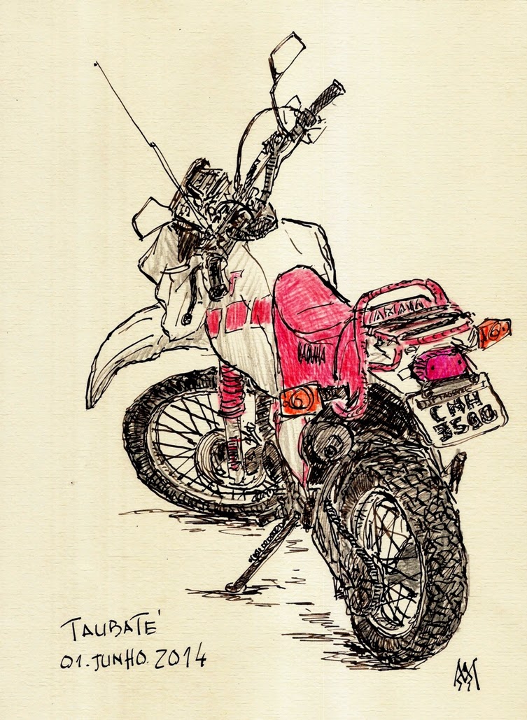 Imagens De Desenhos De Motos  Motorcycle drawing, Bike drawing, Motorcycle  illustration