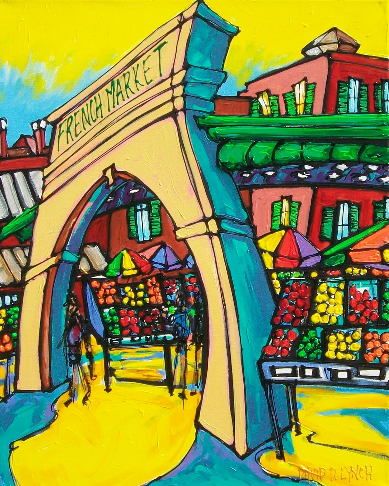 David Lynch Art Memphis & NOLA paintings Finished.