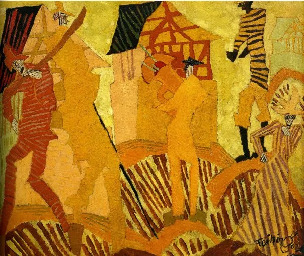 Lyonel Feininger 1871-1956 | American-born German Cubist/Expressionist painter