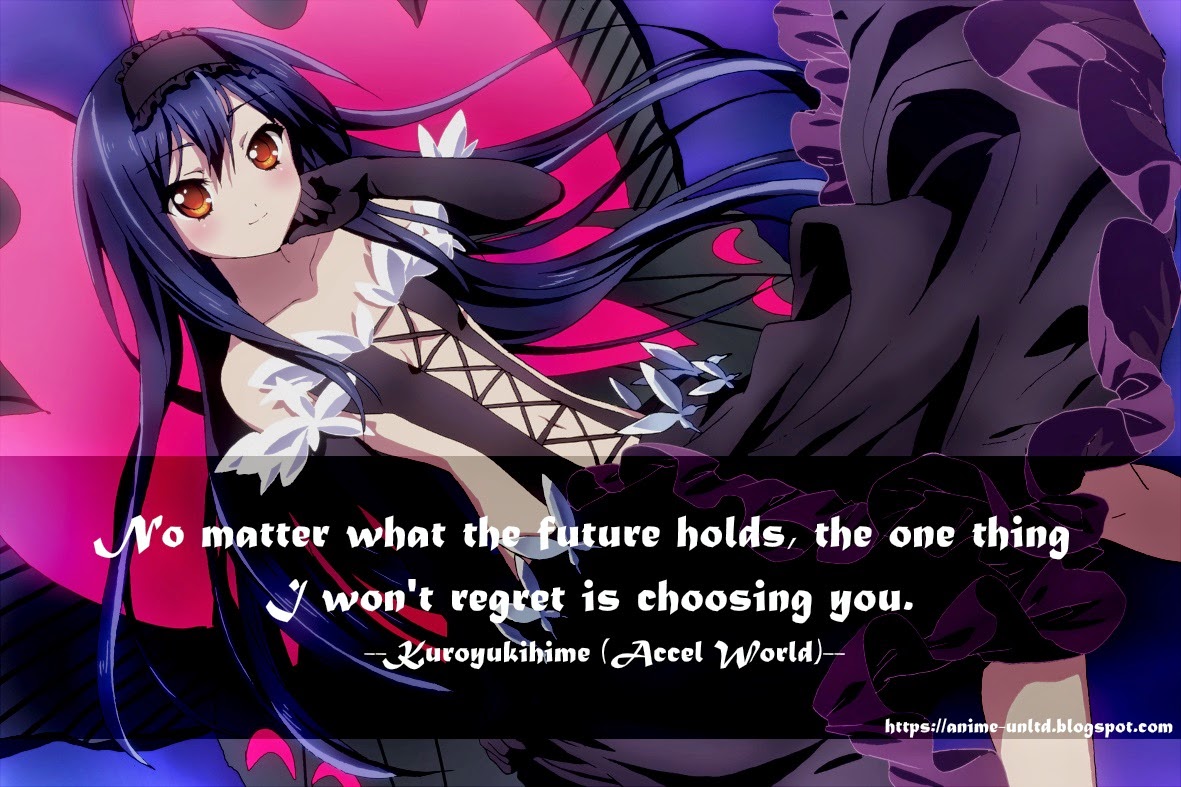 My Anime Review: Accel World Quotes