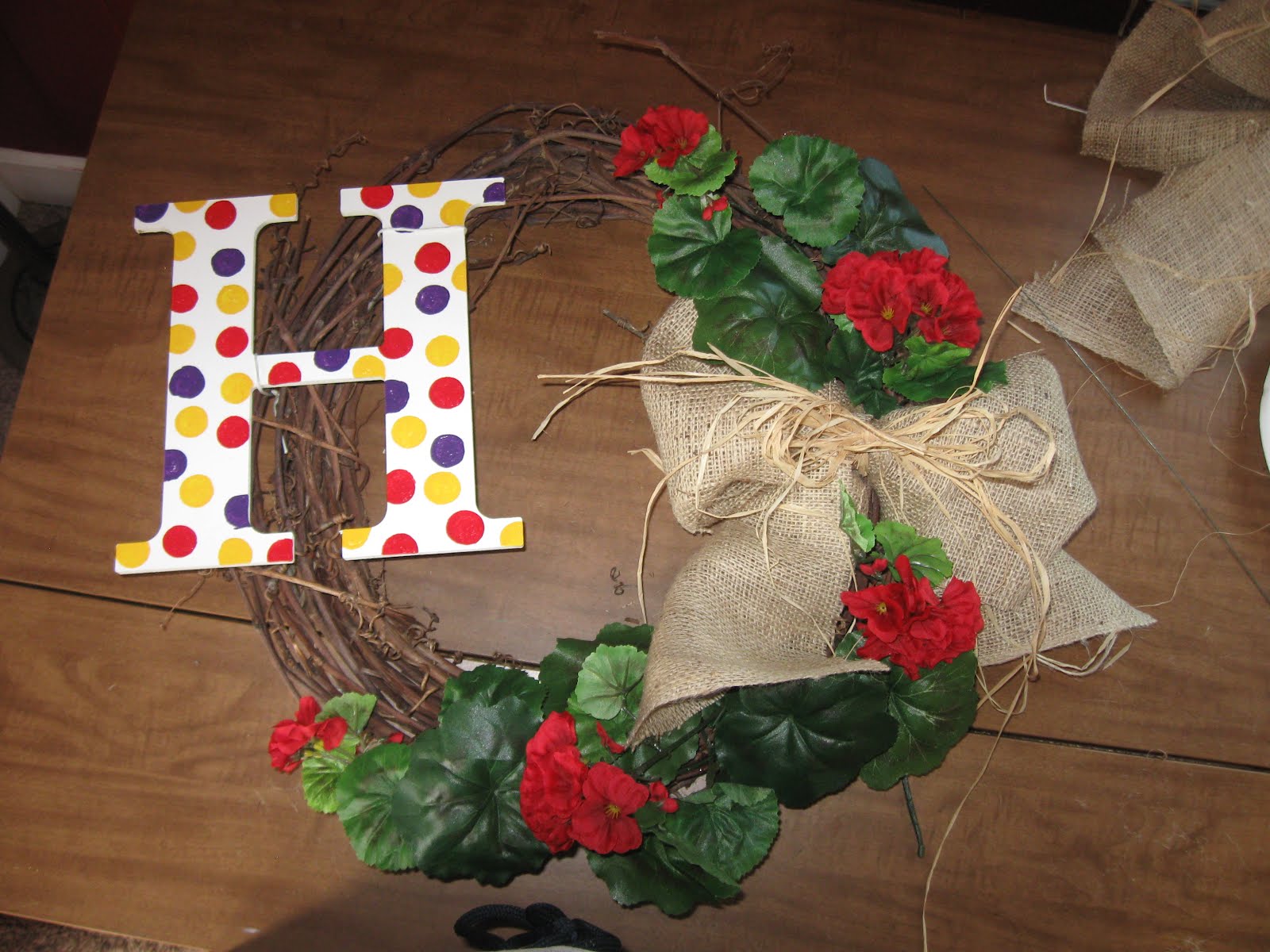 There's No Place Like Home DIY Silk Flower Wreath Tutorial
