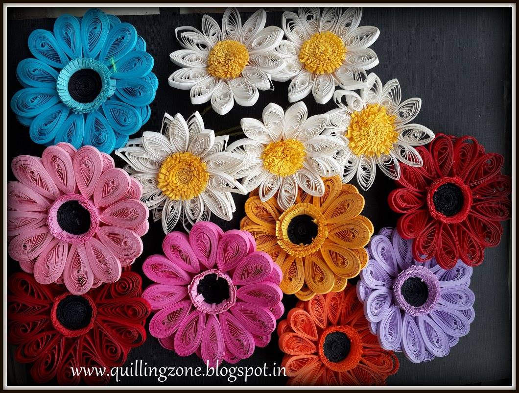 My Quilling Zone Paper quilling gerberas