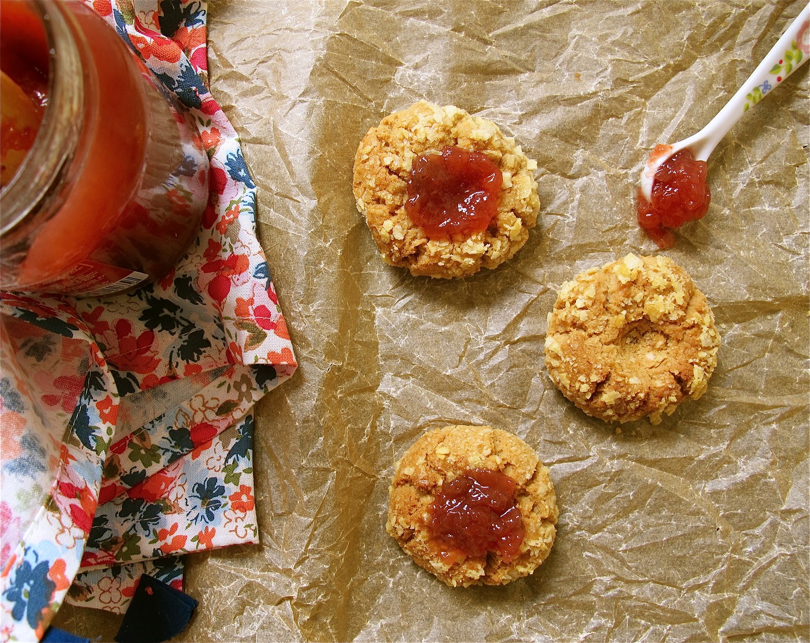 The Dirty Oven Peanut Butter and Jelly Potato Chip Cookies