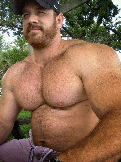 Muscle Daddy Big Uncut Cock