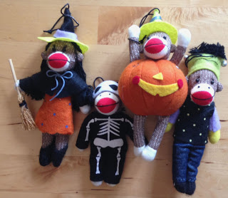 halloween sock monkey