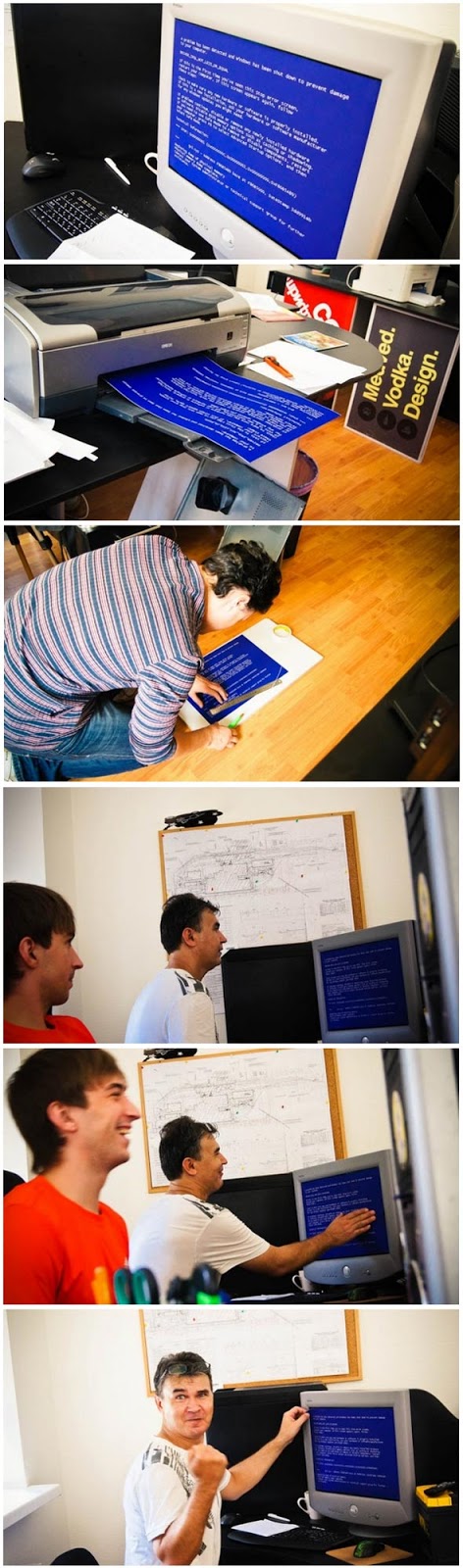 Awesome Blue Screen Prank =D