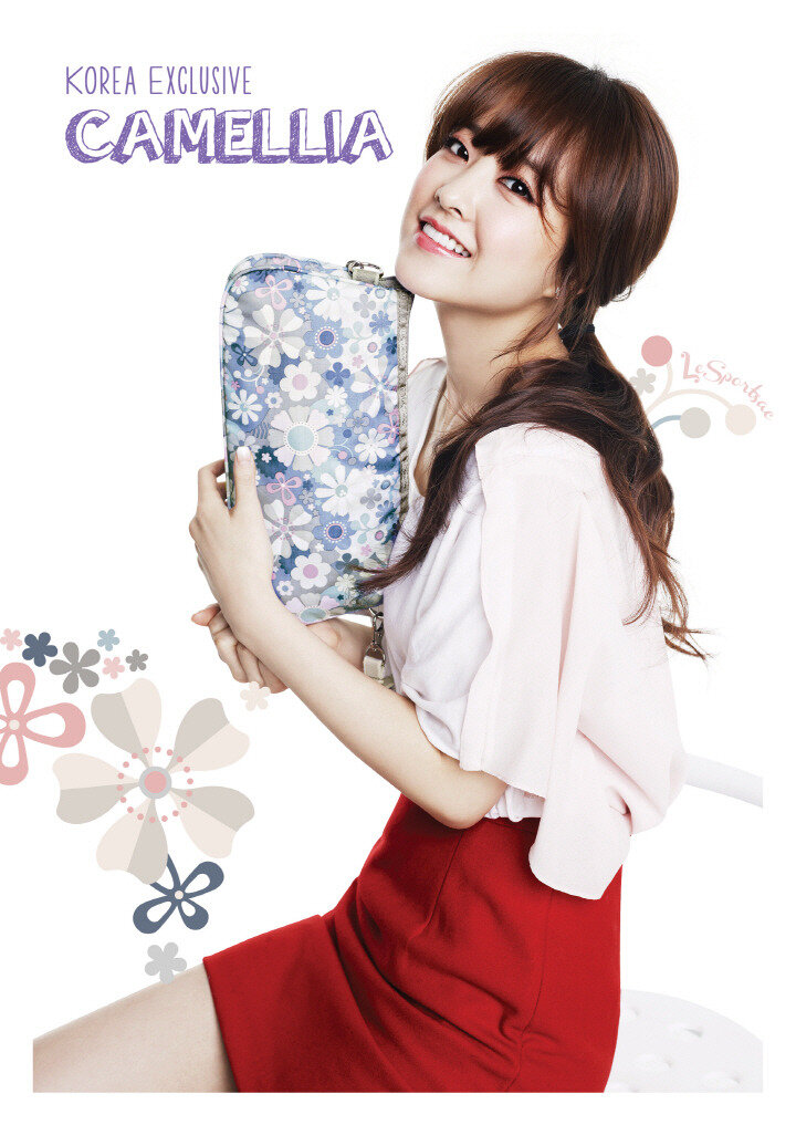 twenty2 blog Park Bo Young for LeSportsac Korea Spring/Summer 2013 Ad