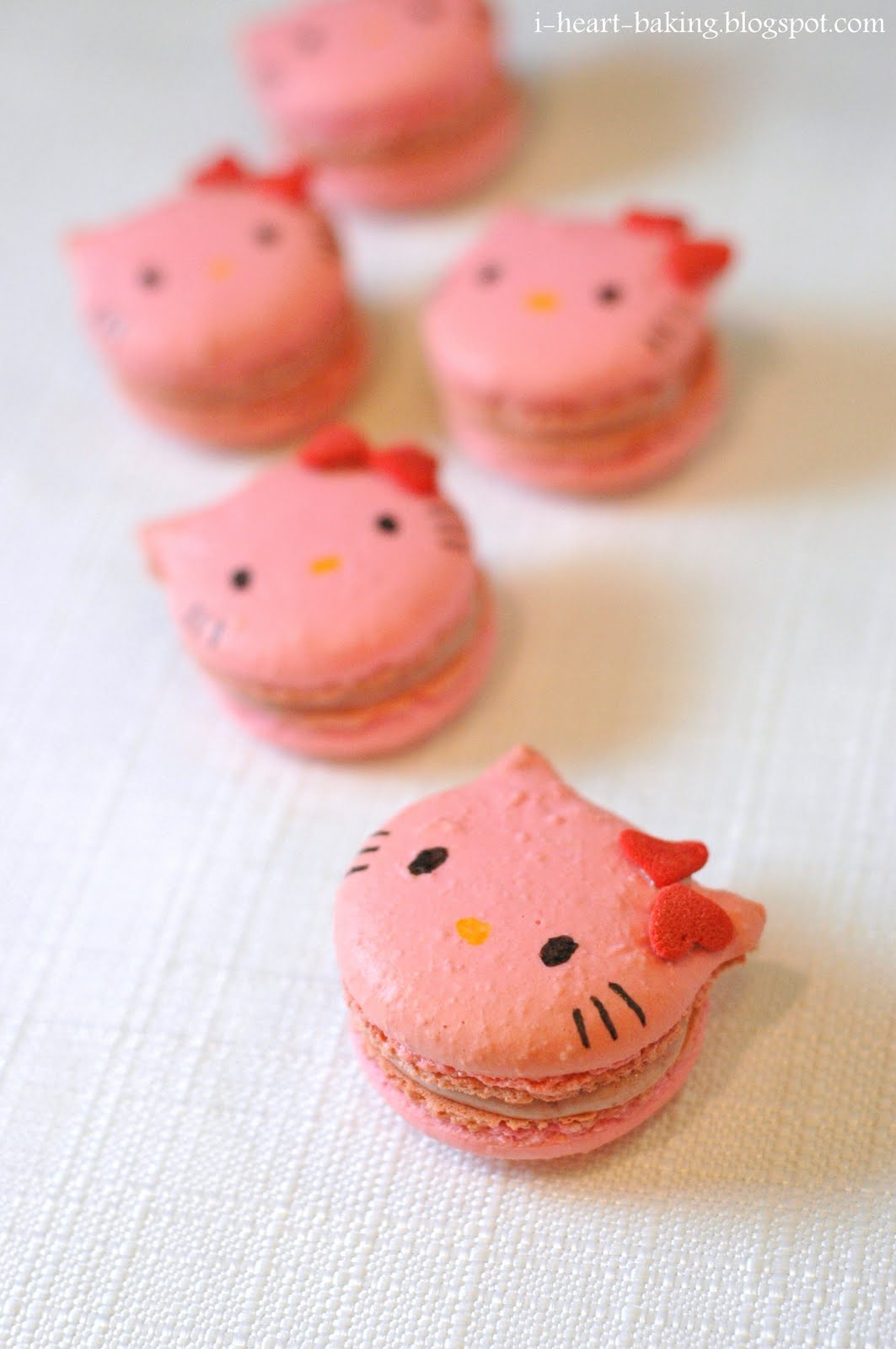 Hello Kitty Cafe - My Melody macarons have arrived at the Hello