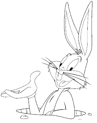 Bunny Coloring Pages on Bugs Bunny Coloring Page Picture 3