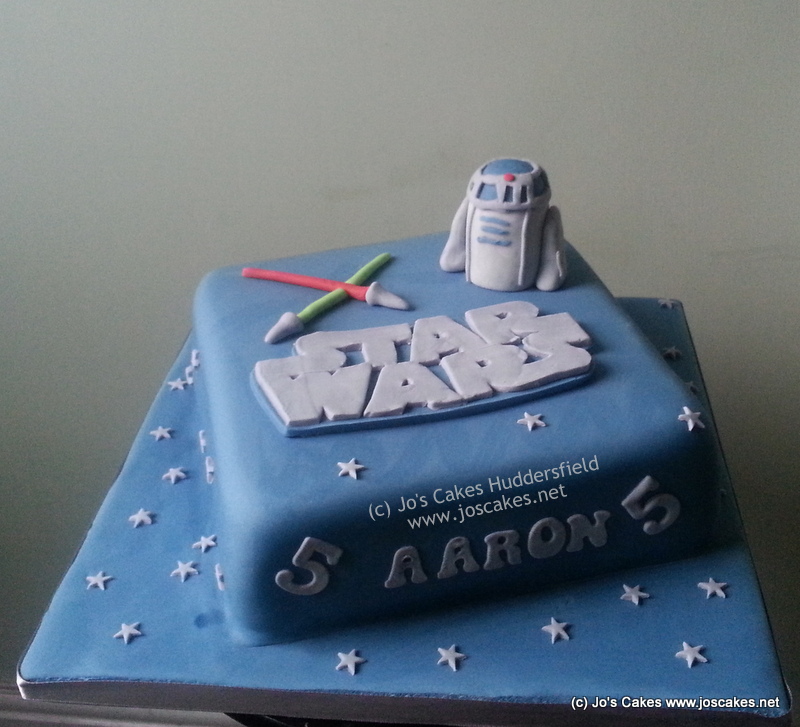 r2d2 birthday cake