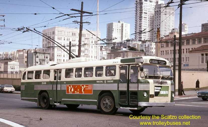 Chicago Electric Trolly Bus