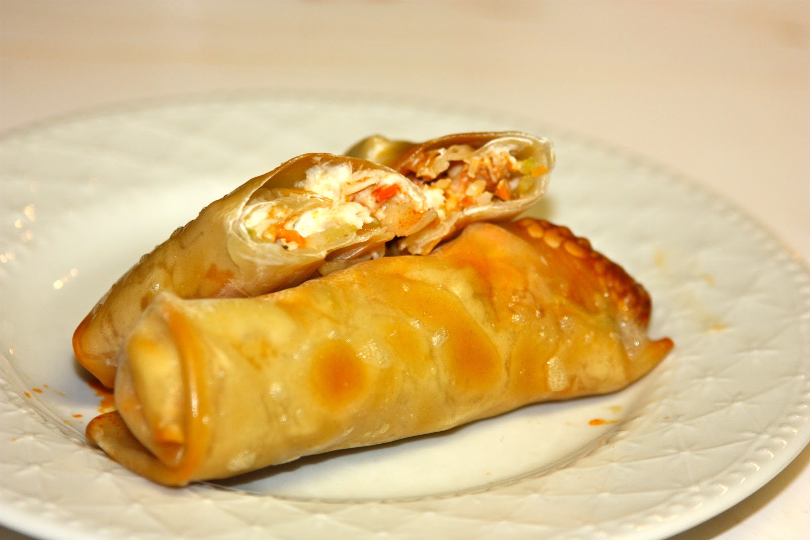 My Recipe Box Baked Buffalo Chicken Egg Rolls