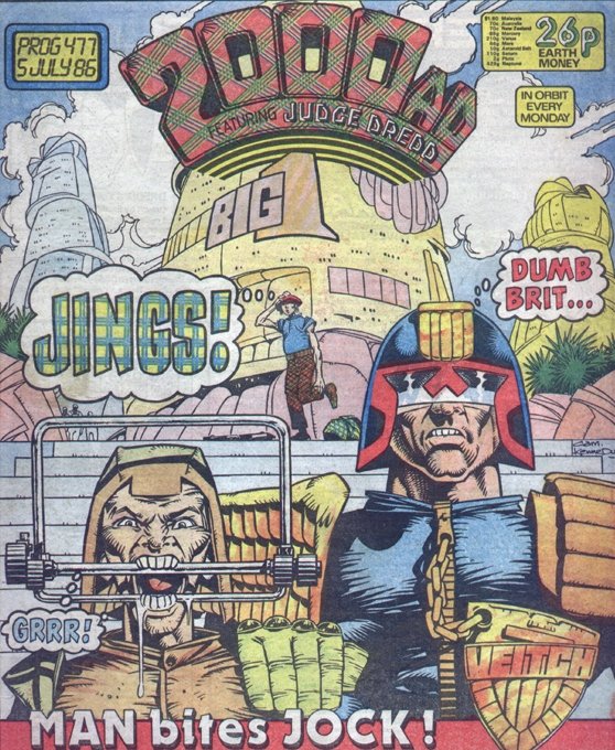 The Best of 2000 AD Featuring Judge Dredd Monthly # 8 Fleetway May 1986