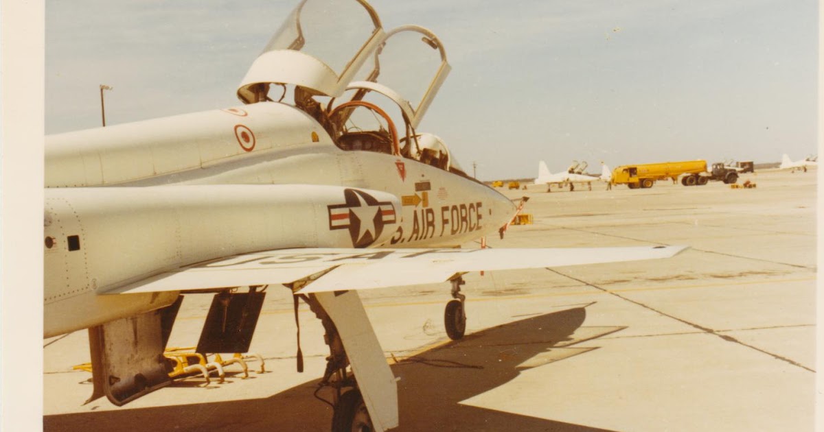 Laughlin Air Force Base T38 on Laughlin AFB Flightline November 1970