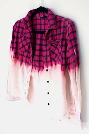 diy, flannel, bleach