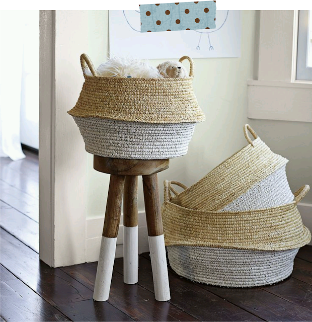 cosas bonitas: cestas de mimbre... todo para almacenar!