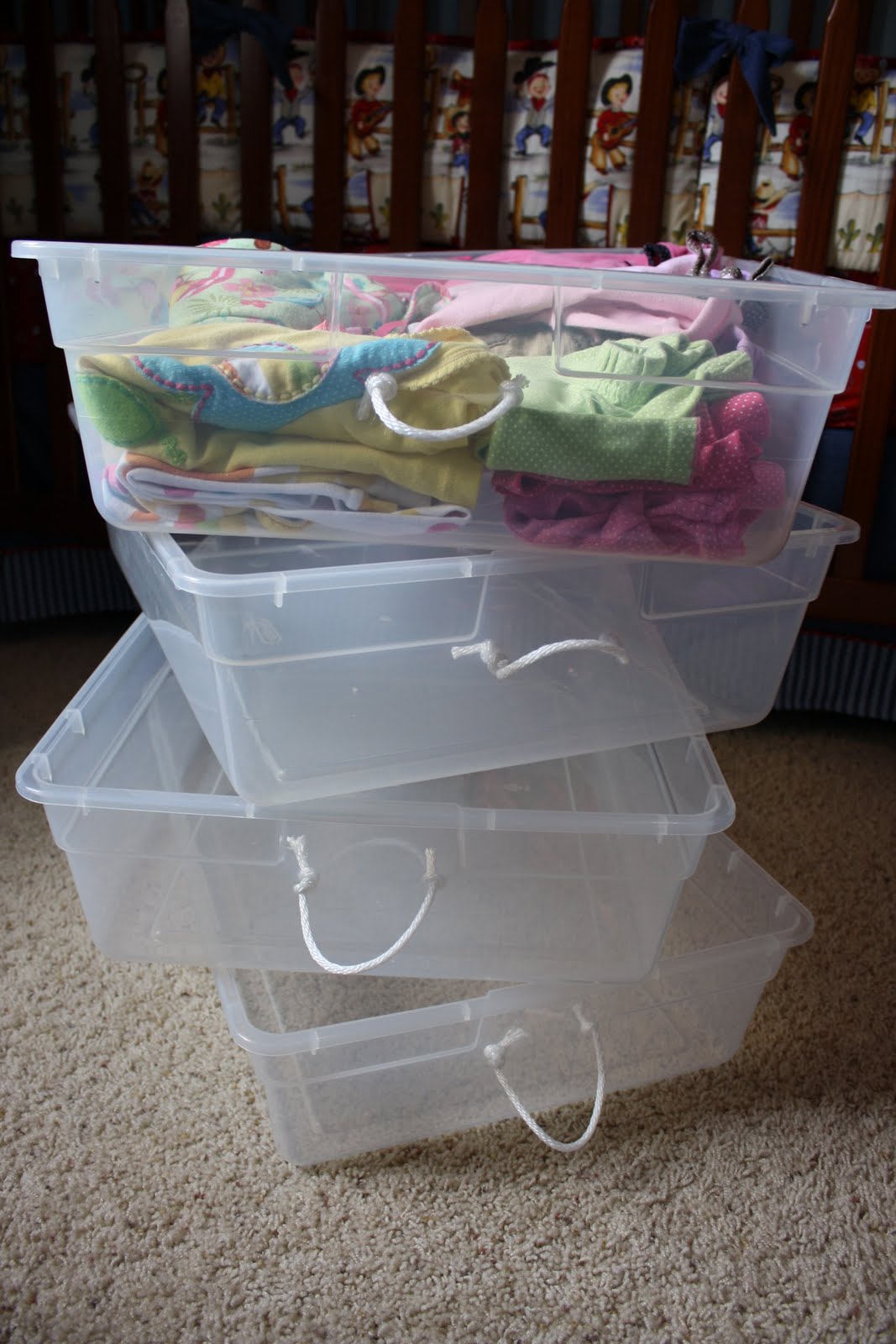 The Created Home Plastic Bins Made Into Drawers