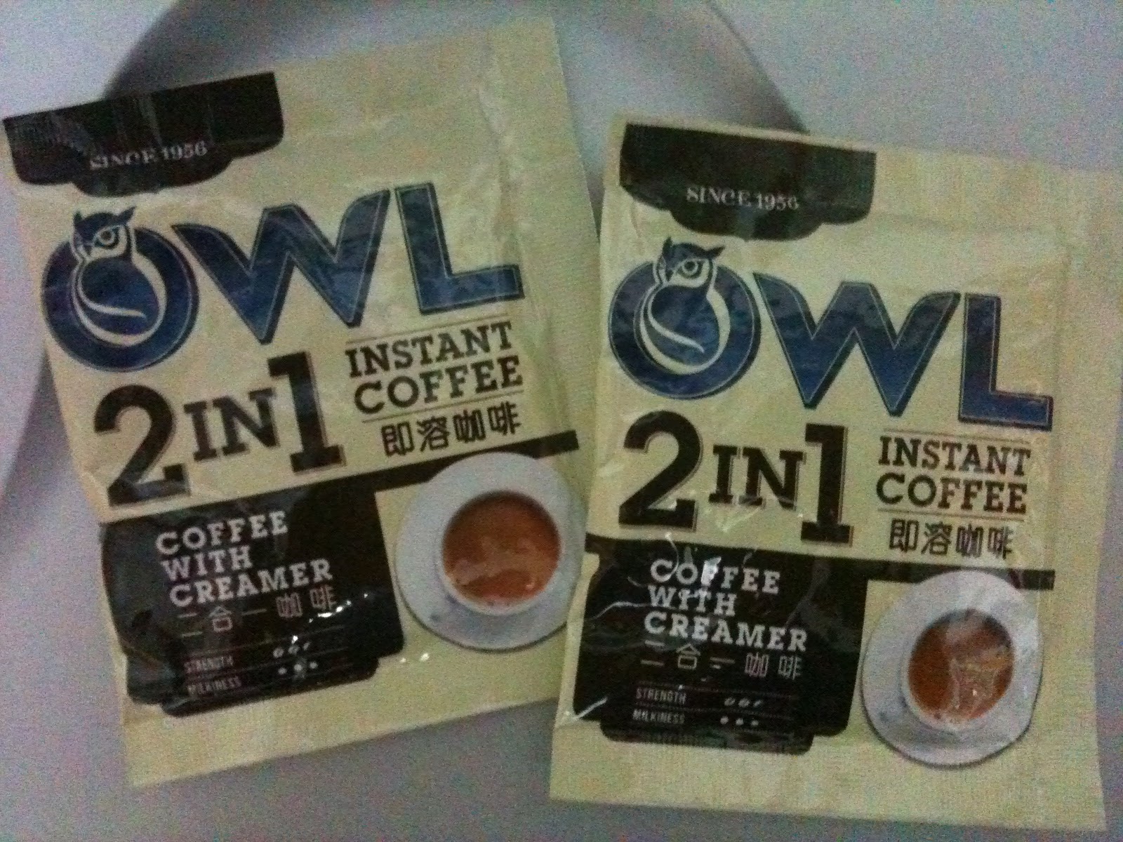 SG PASTIME Singapore Favourite Pastime Blog Owl 2in1 Instant Coffee
