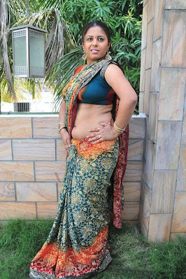 Hot and Spicy Actress Sunakshi in Hot Saree Blouse Navel Show Photos and stills