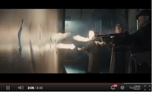 GANGSTER SQUAD - Tommy Gun bullets into unsuspecting faces