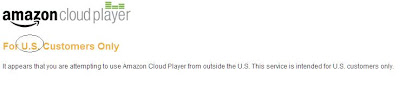 Cloud-Player only for U.S.