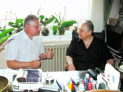 București, mai 2009 - Acasă la Sorin-Mircea Bottez într-o discuție amicală