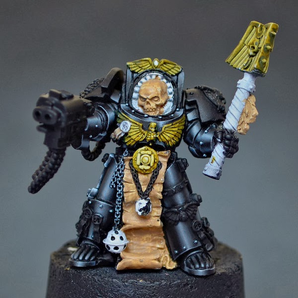 Flameon Miniatures Black color painting tutorial