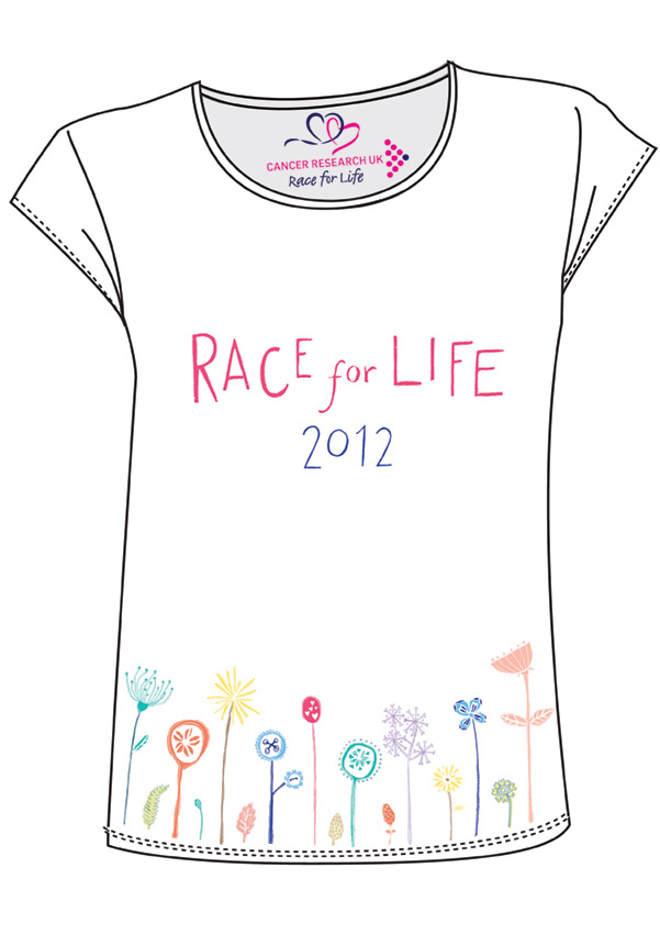 Graphic Design and Illustration Race for Life Competition winner