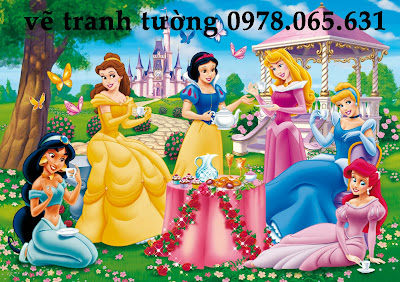 vẽ tranh tường phòng bé vẽ tranh tường phòng trẻ,vẽ tranh tường