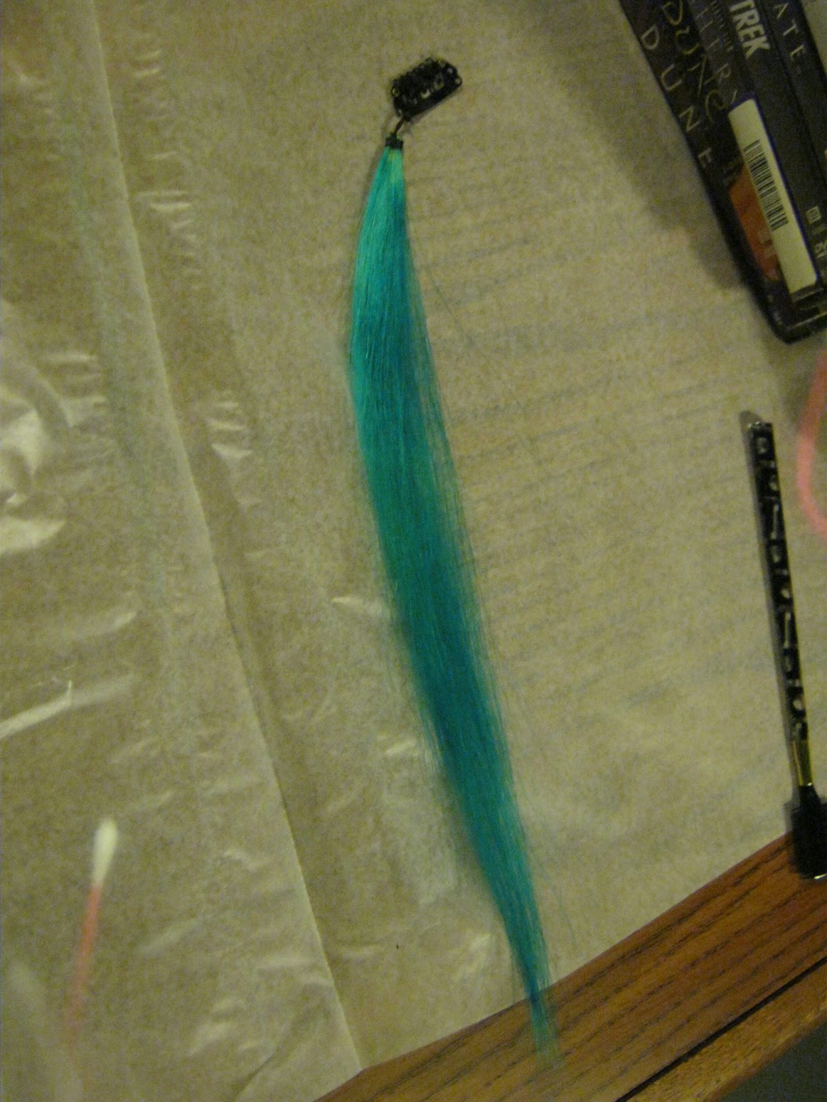 Wookie Wifey's Romulan Vanity How to Dye Human Hair Extensions