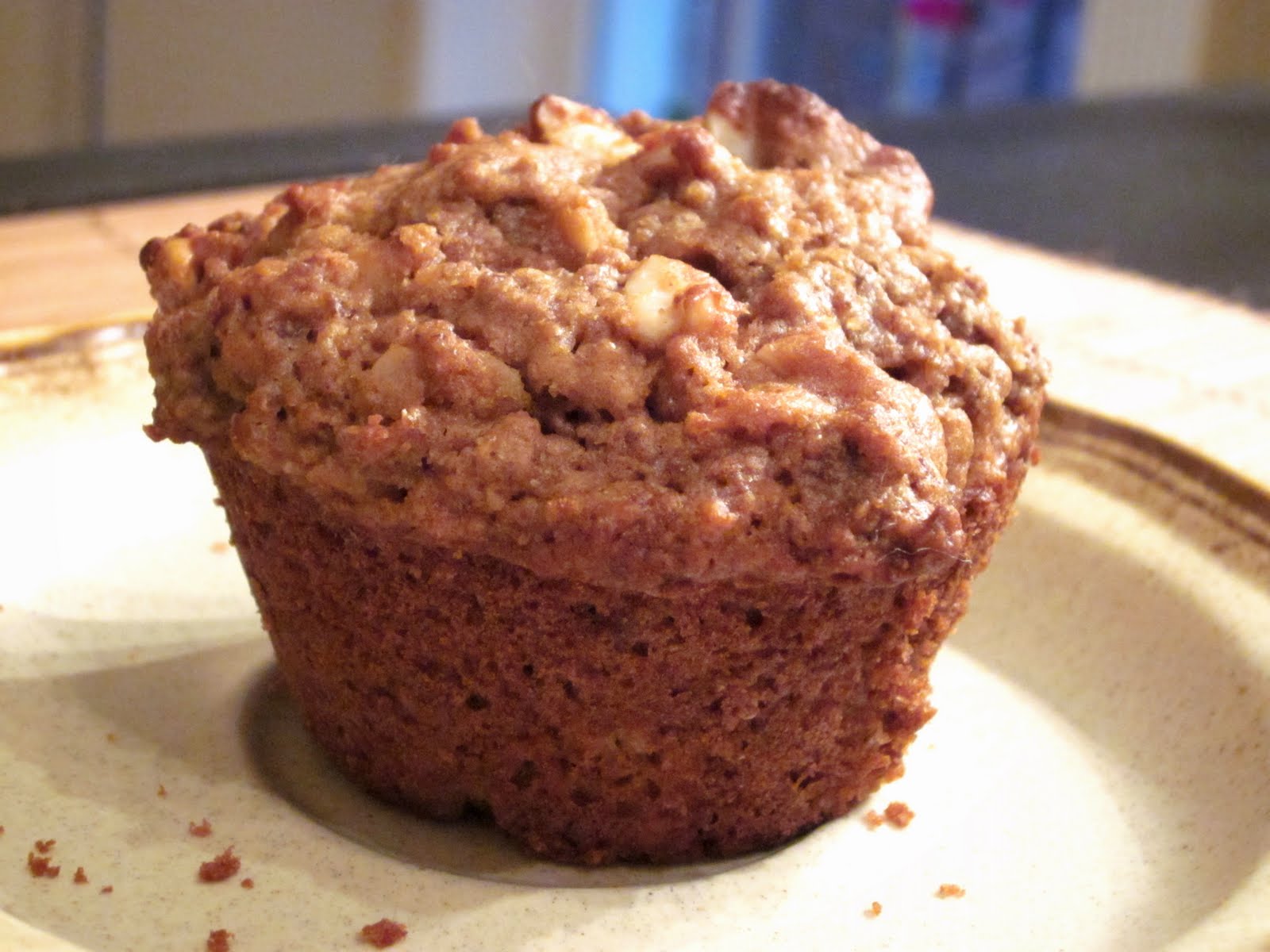 A Kuk's Kitchen Peanut Butter Bran Muffins