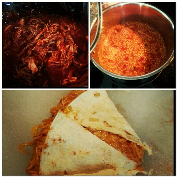 From here to mommyhood CrockPot Crispy Chicken Quesadillas