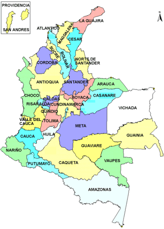 18+ Colombia Mapa Ciudades Importantes Gif