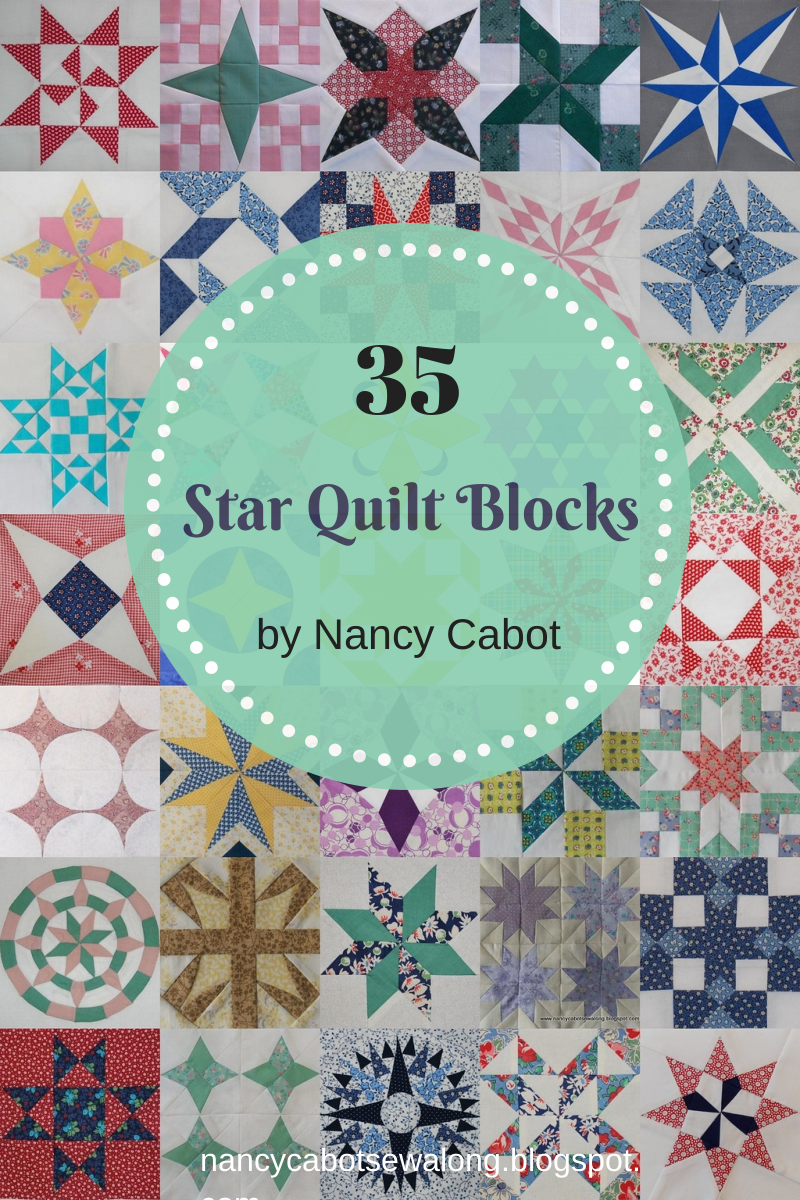 Moore About Nancy 35 Star Quilt Blocks