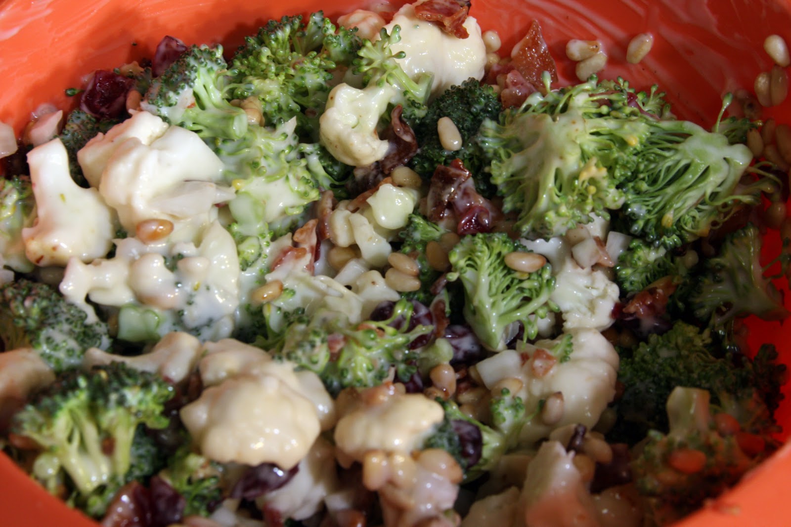 Food Wonk Broccoli Cauliflower Salad