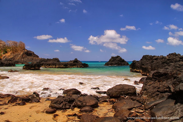 Baía dos Porcos em Fernando de Noronha