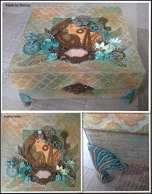 ScrapUnlimited Tutorial mixed media box