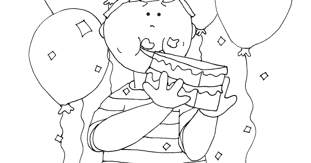 Free Dearie Dolls Digi Stamps Cake and Eat it Too!