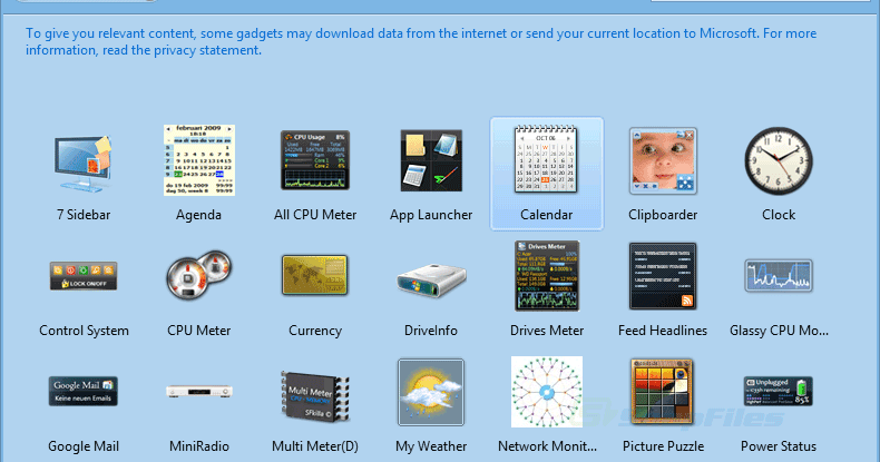 top process monitor gadget