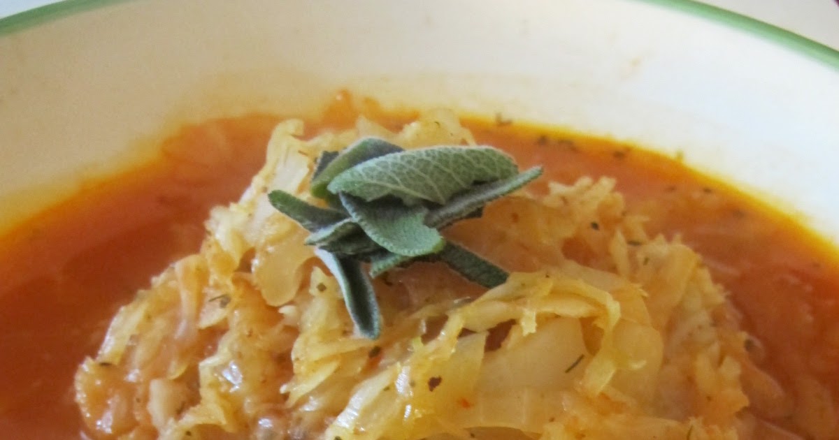 "Happiness is Happiness" Great Eats Cabbage/Sauerkraut Soup