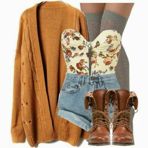 shorts and combat boot outfits