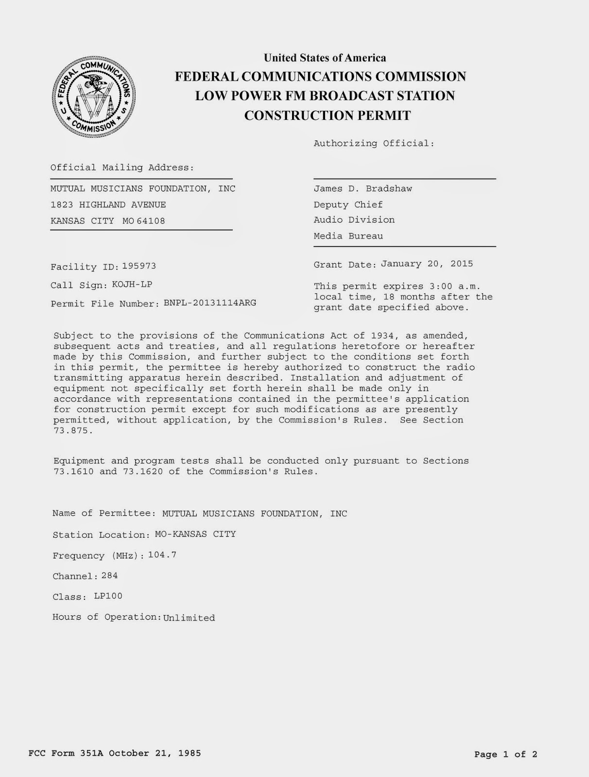 kcjazzlark The Potential of a Radio Station