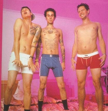 Blink-182 dibentuk oleh Tom DeLonge (vokal dan gitar) dan Mark Hoppus (voka...