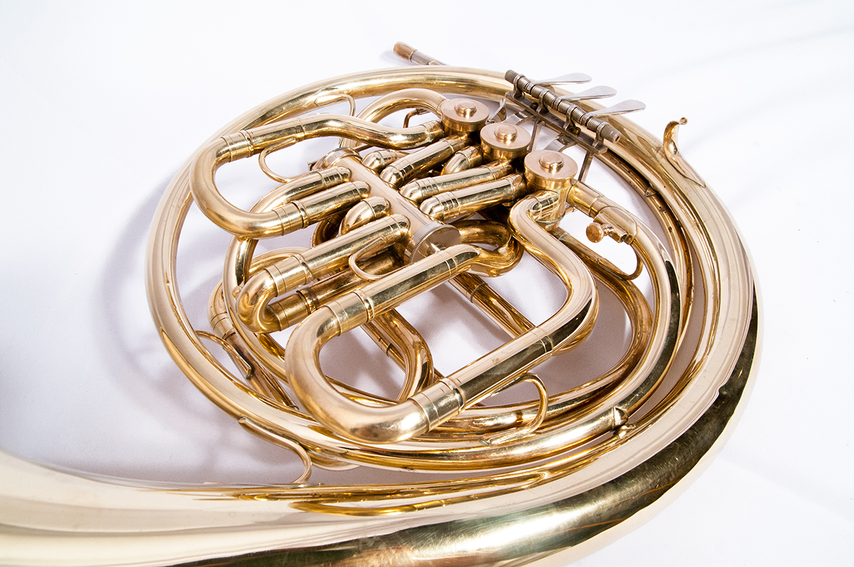 Unique Patented Bb/F Compensating Double French Horn by Josef Lidl