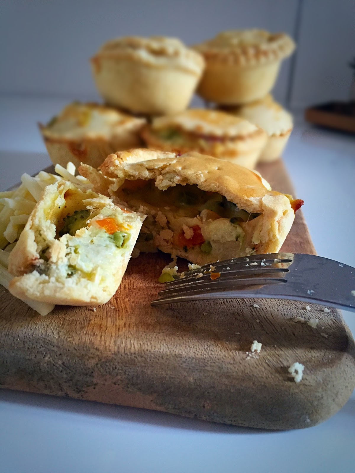 Mini Cheesy Vegetable Pie Recipe Eat.Love.Live