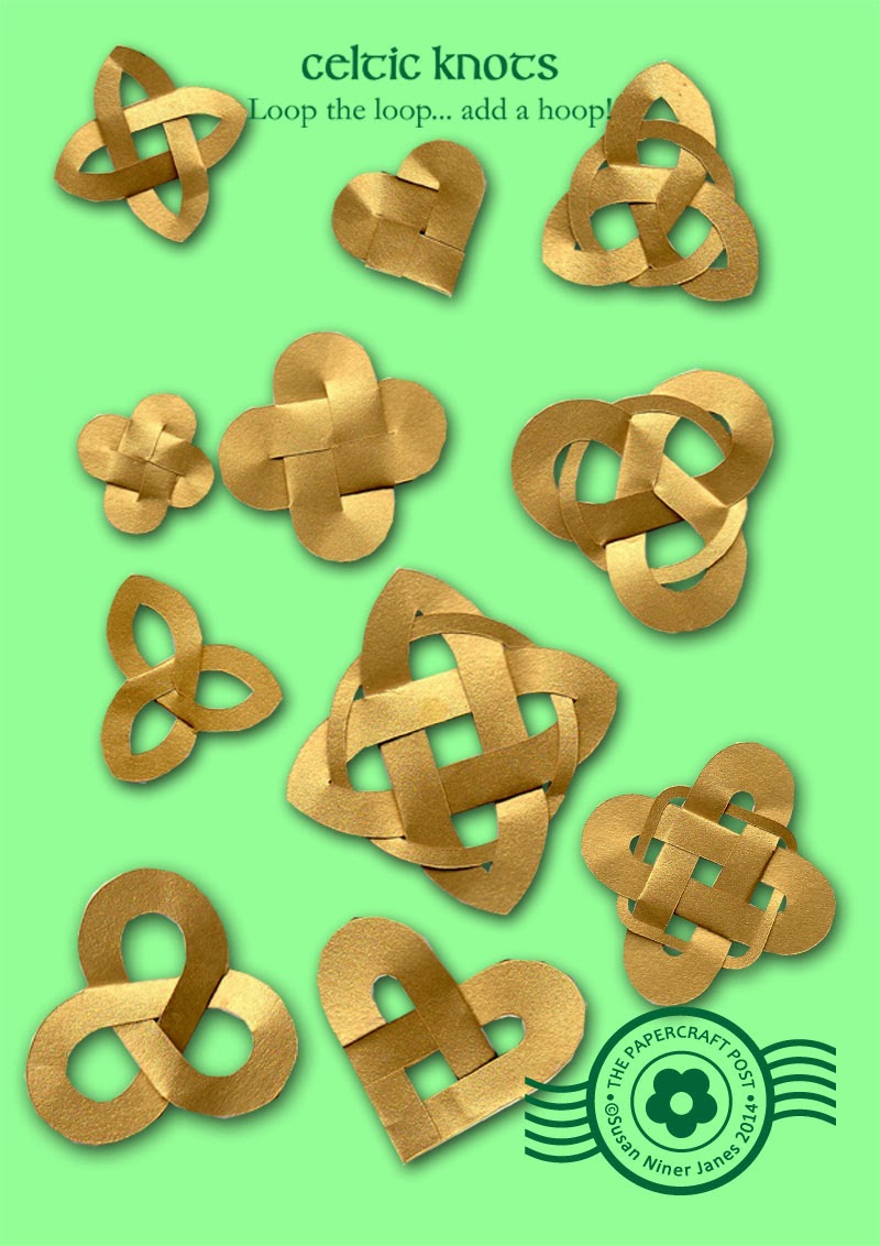 The Papercraft Post Foldable Celtic Knot Embellishments