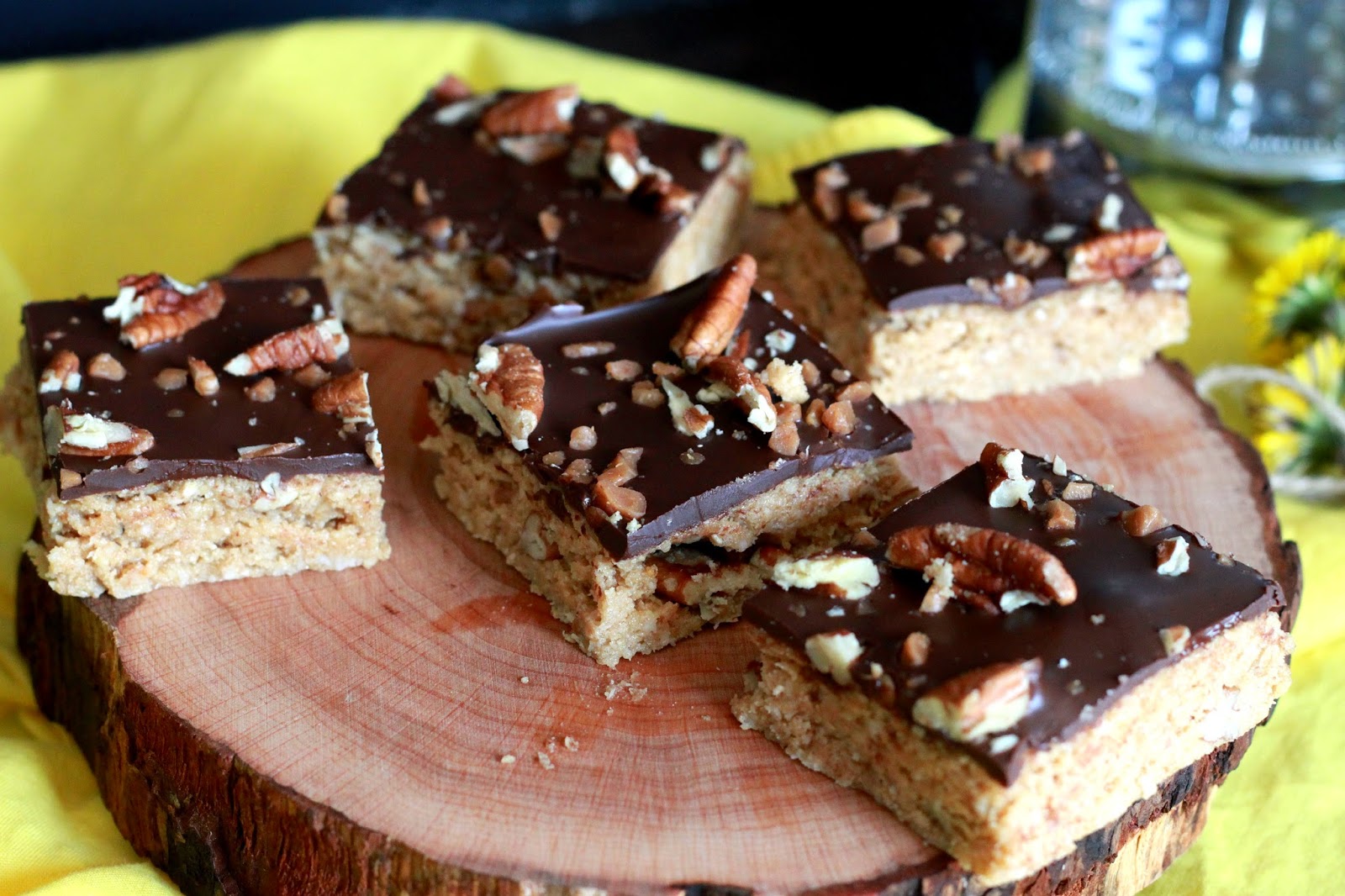 Feeding My Addiction Butter Pecan Protein Squares