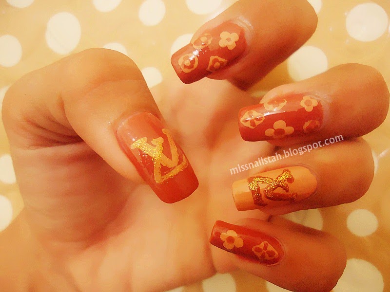 ♥ CC's NAILS ♥: Louis Vuitton Inspired in 3 Different Colors
