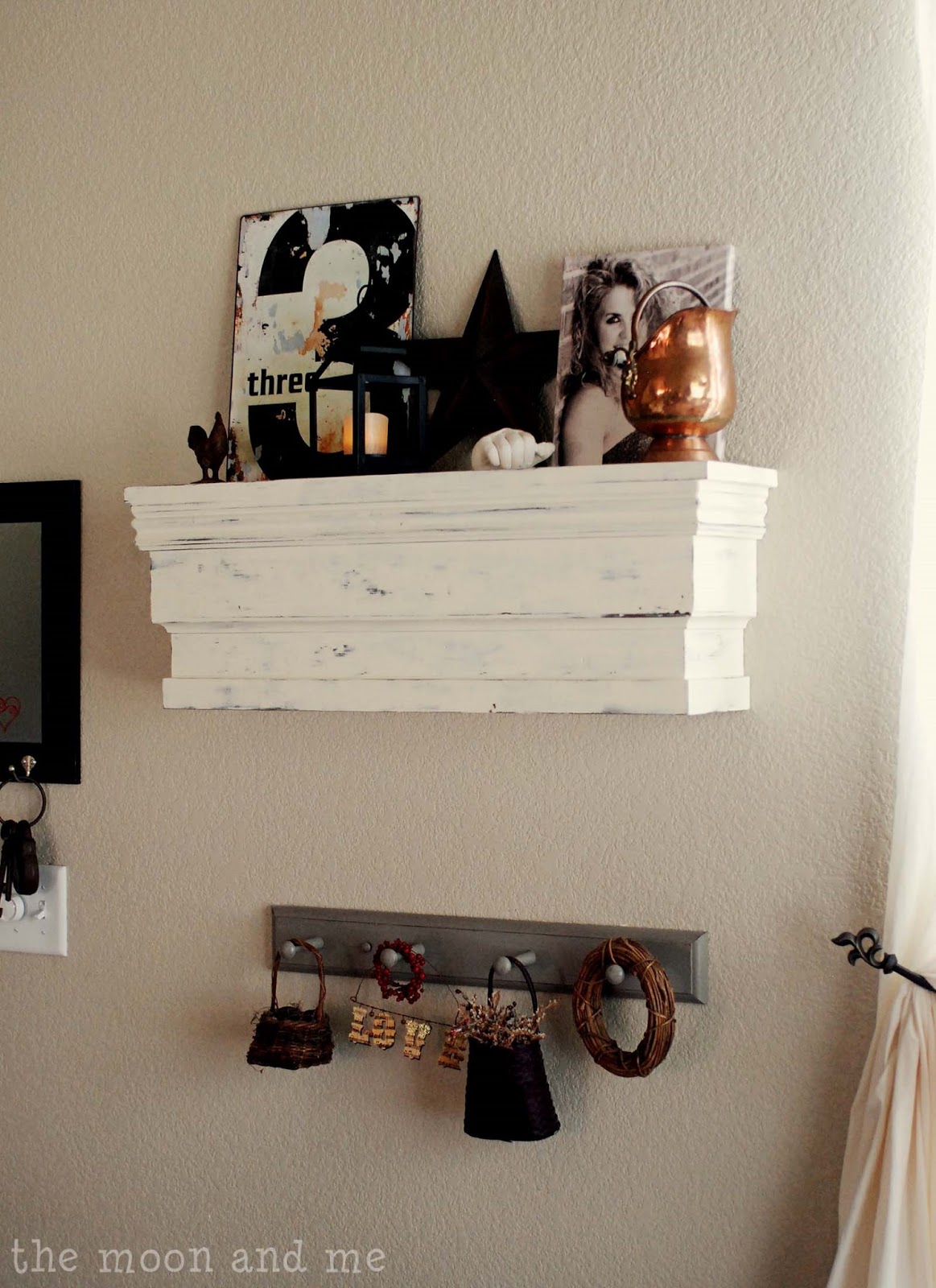 The Moon and Me How To Build A Chunky Salvage Style Shelf